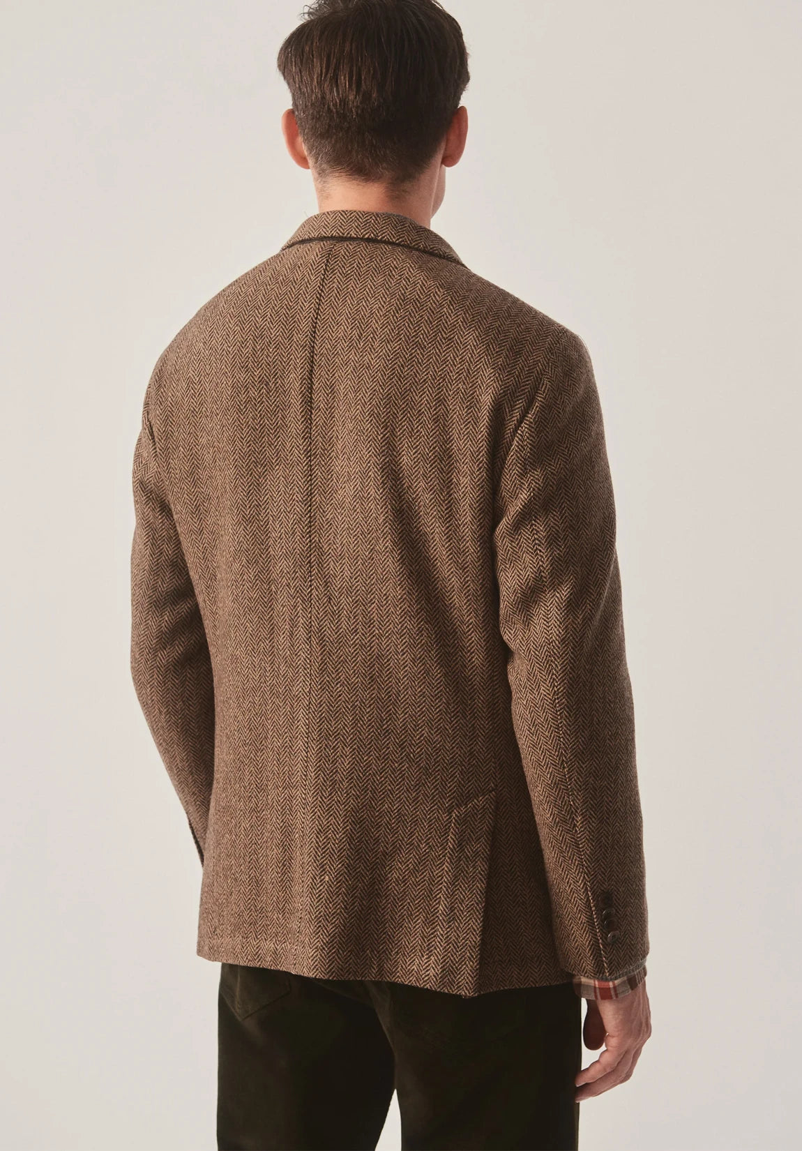 Men's herringbone jacket
