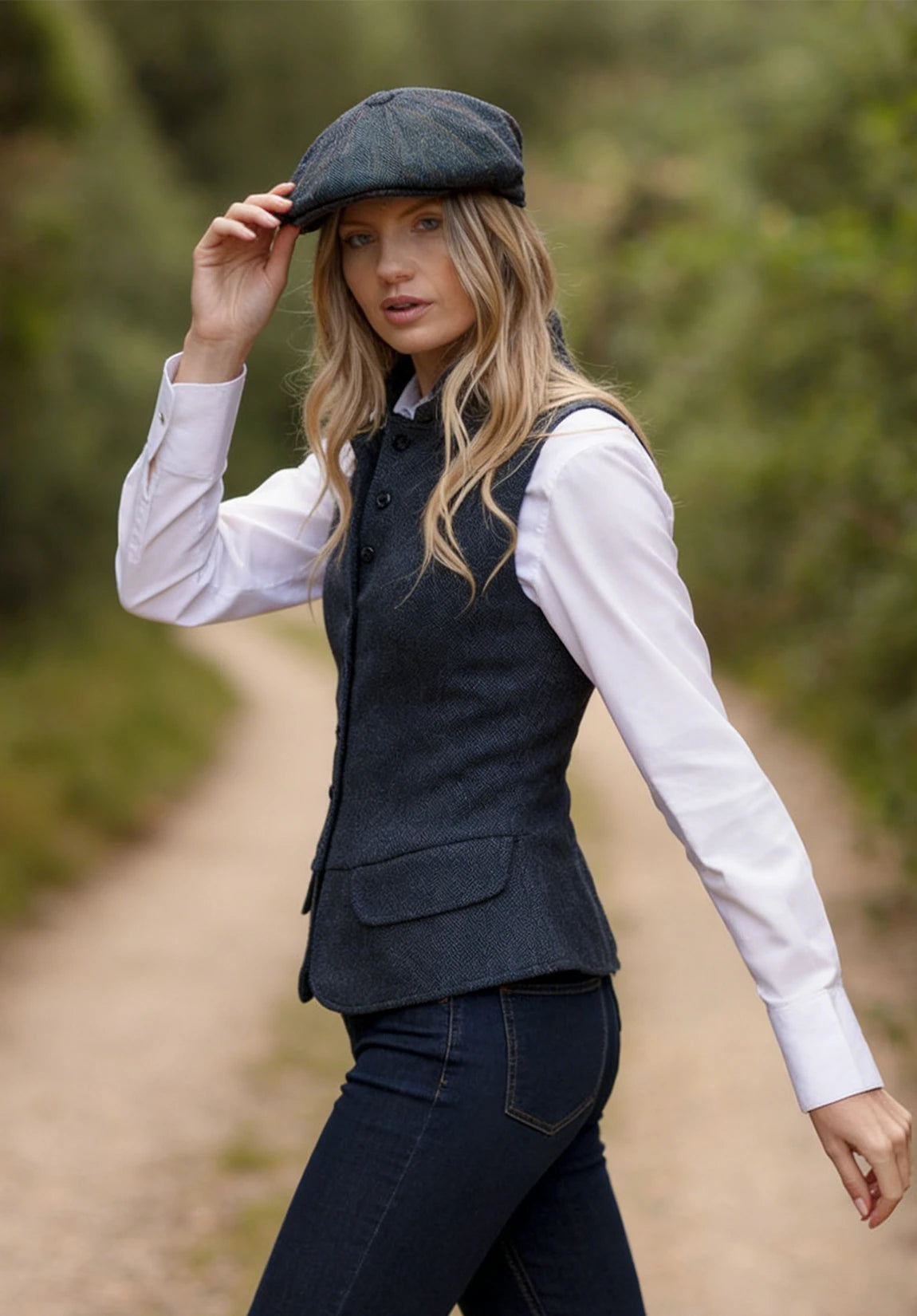 Women Tweeed Vest