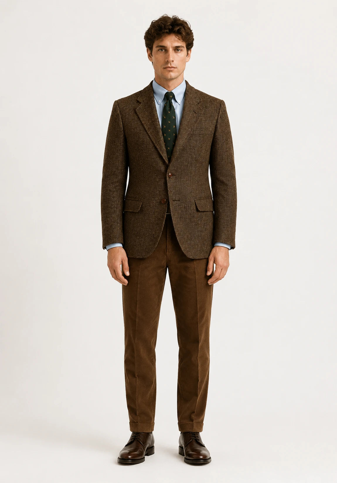 Men's herringbone jacket