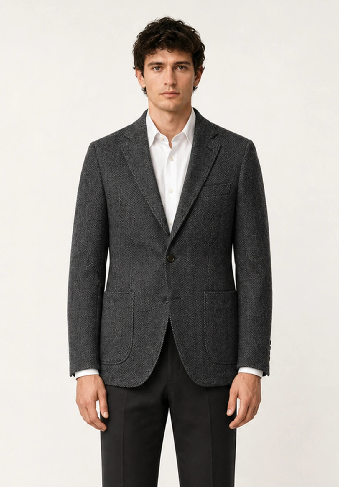 Men's herringbone jacket