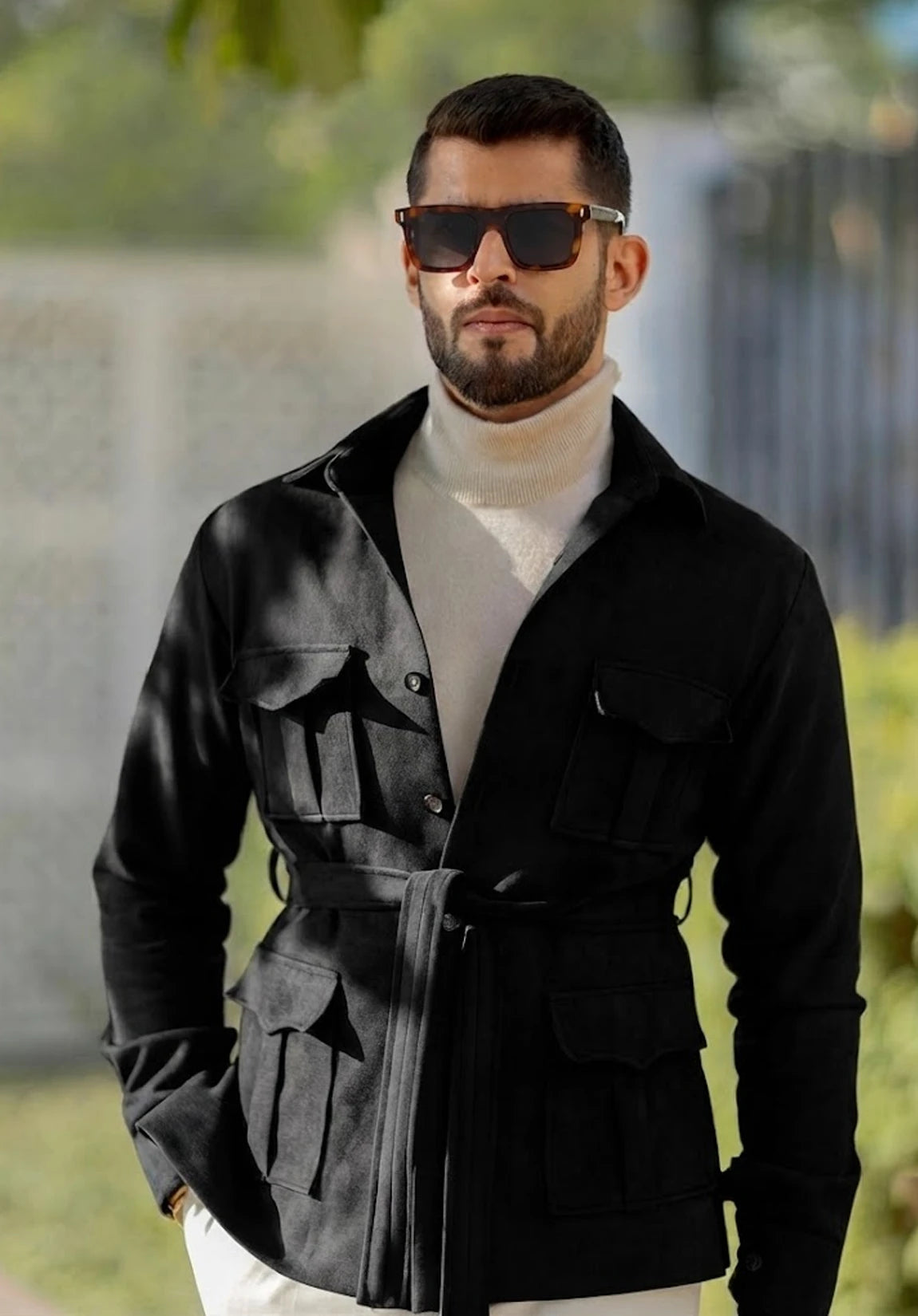 Men's suede jacket