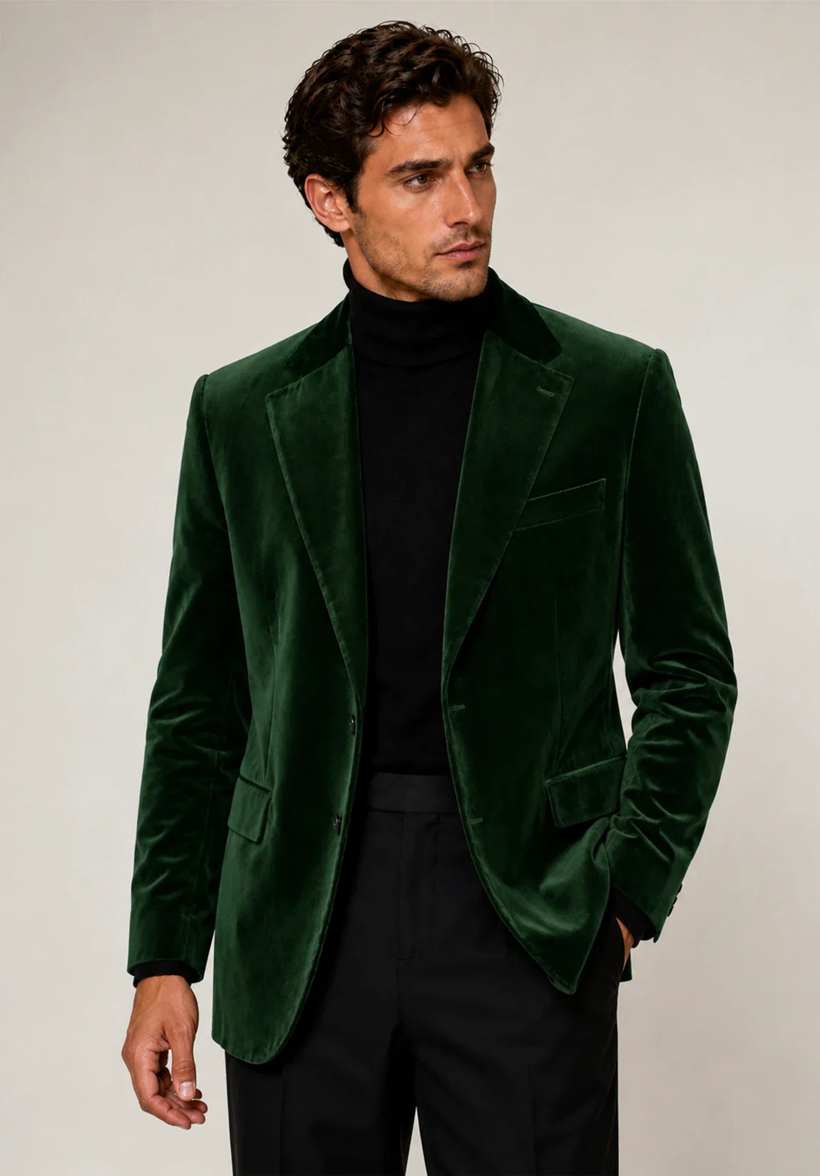 Men's velvet jacket