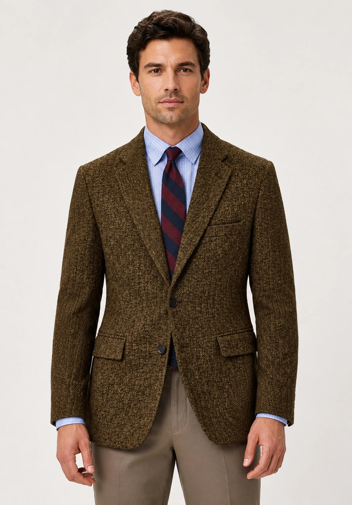 Men's herringbone jacket