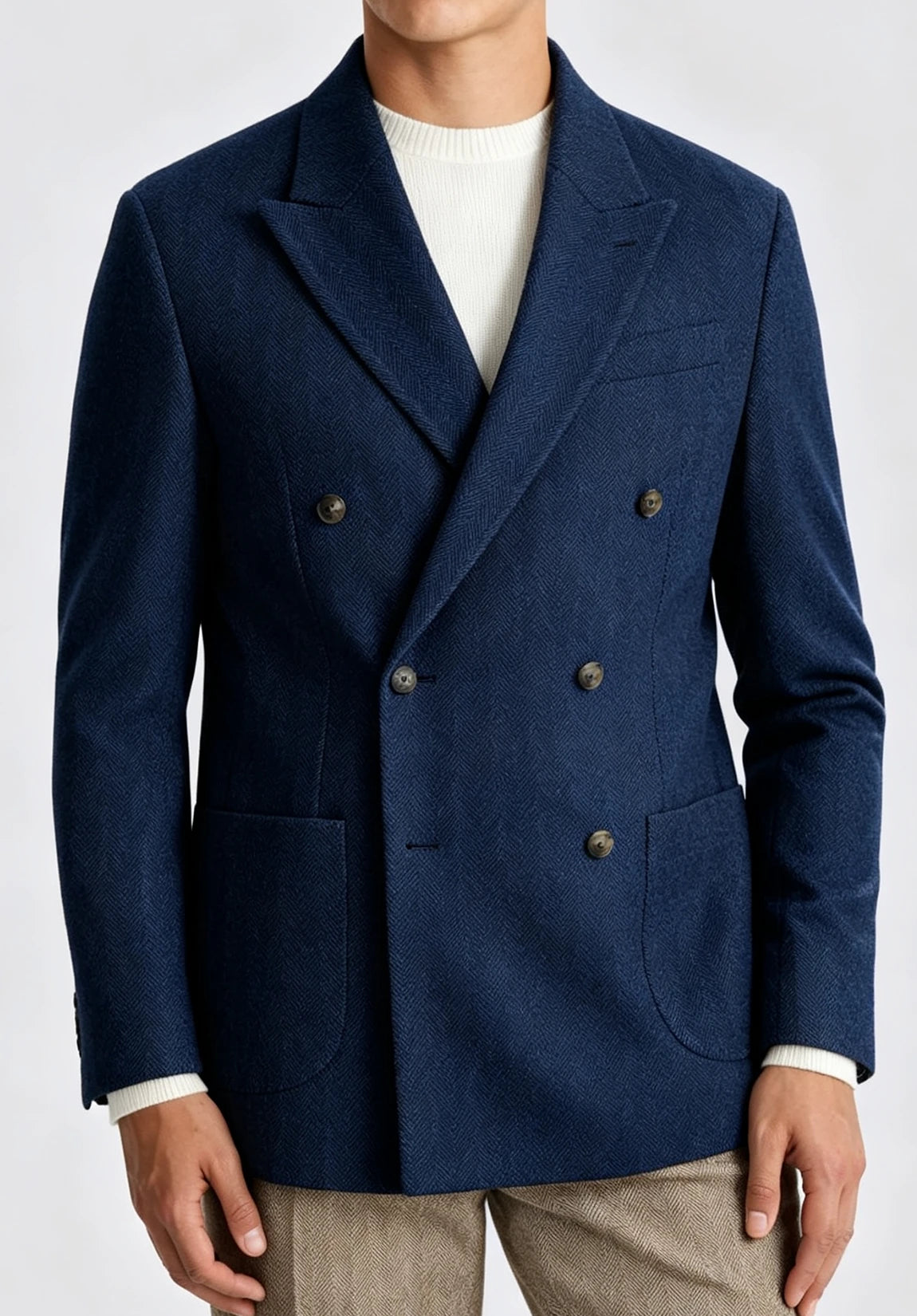 Men's herringbone jacket