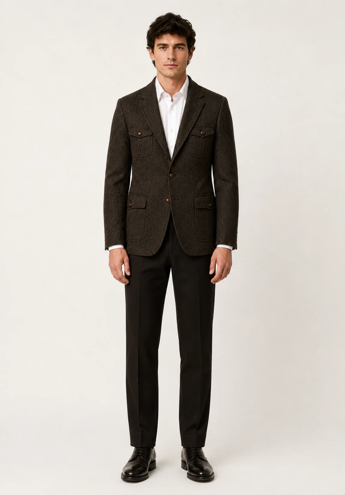 Men's herringbone jacket