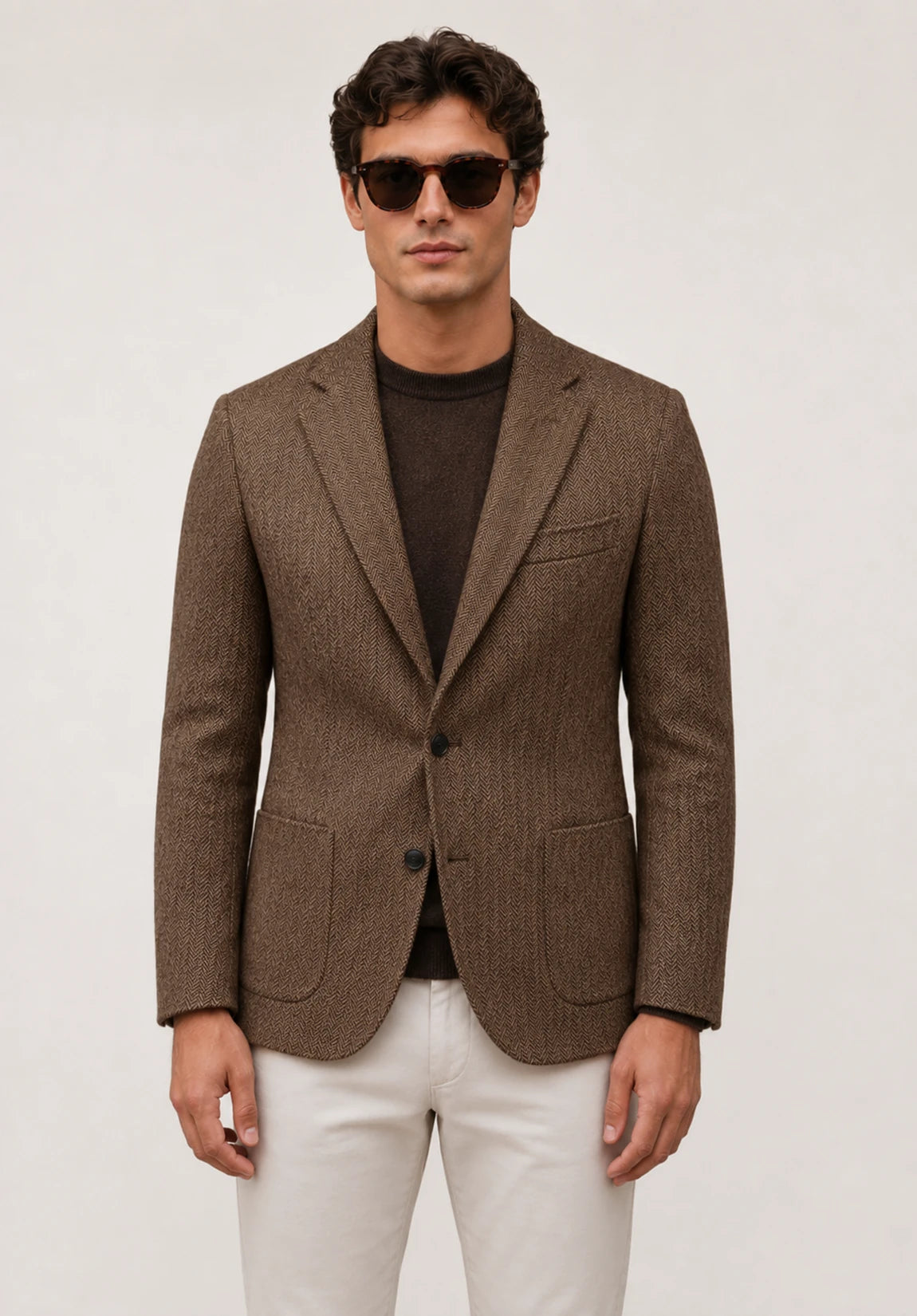 Men's herringbone jacket