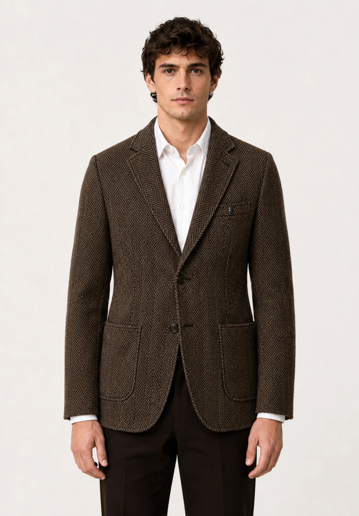 Men's herringbone jacket
