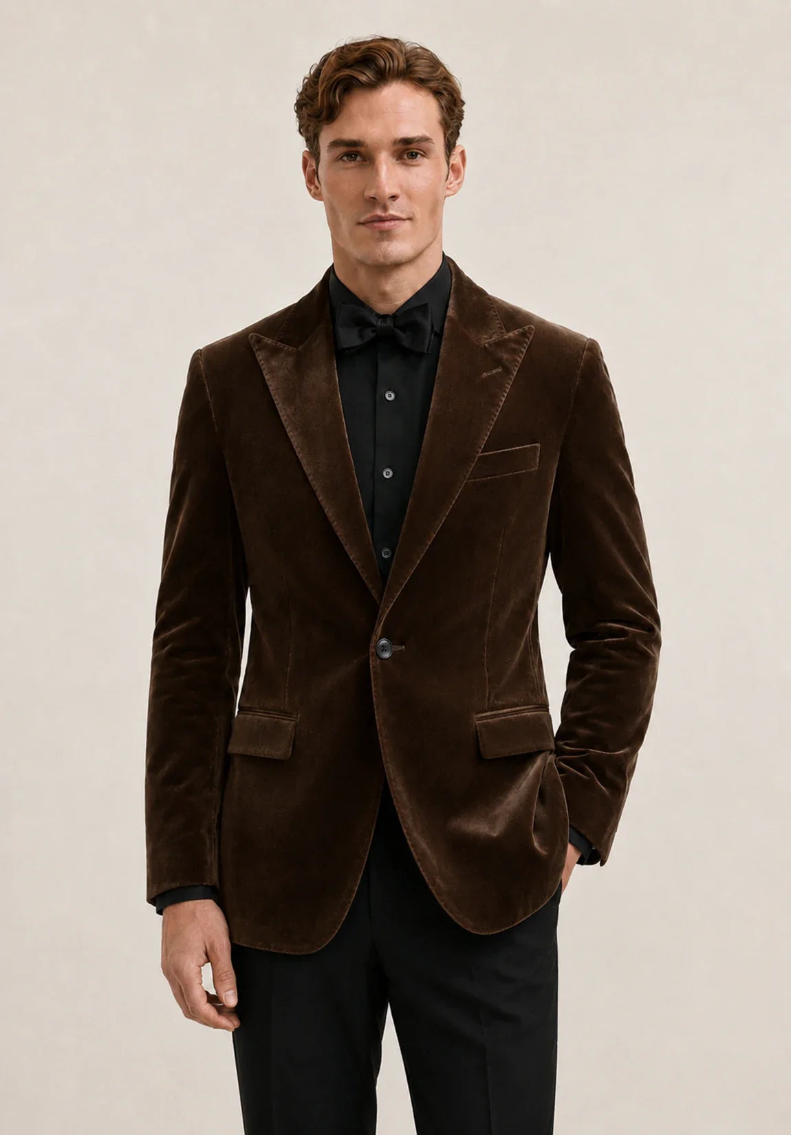 Men's velvet jacket