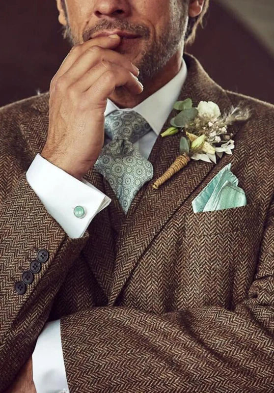 mens tweed suit