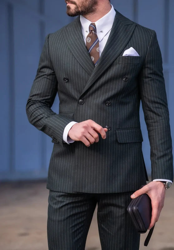 mens stripe suit
