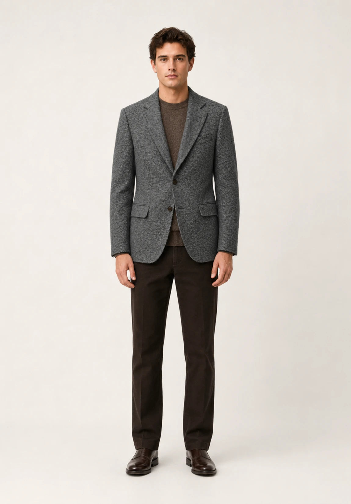 Men's herringbone jacket