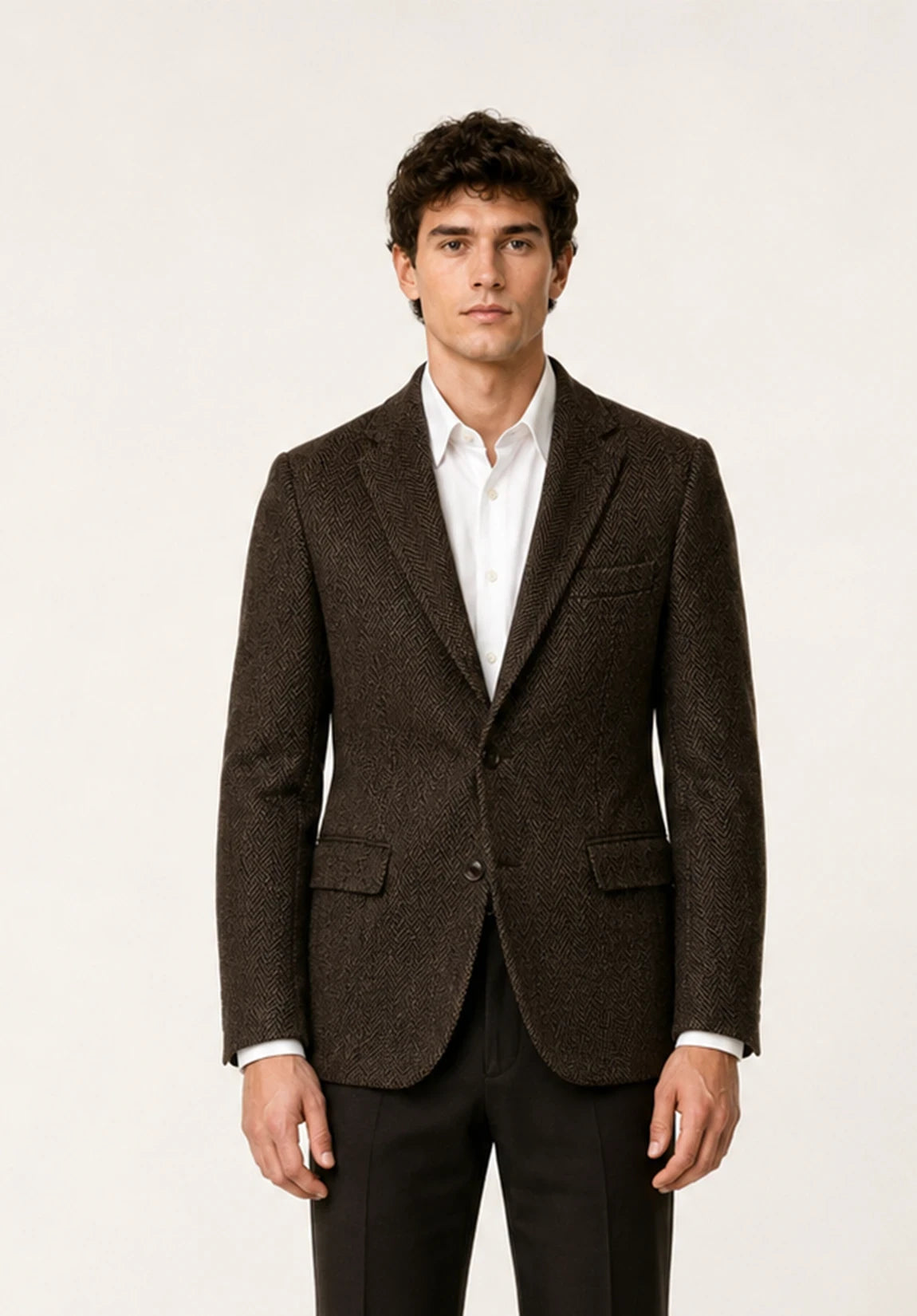 Men's herringbone jacket