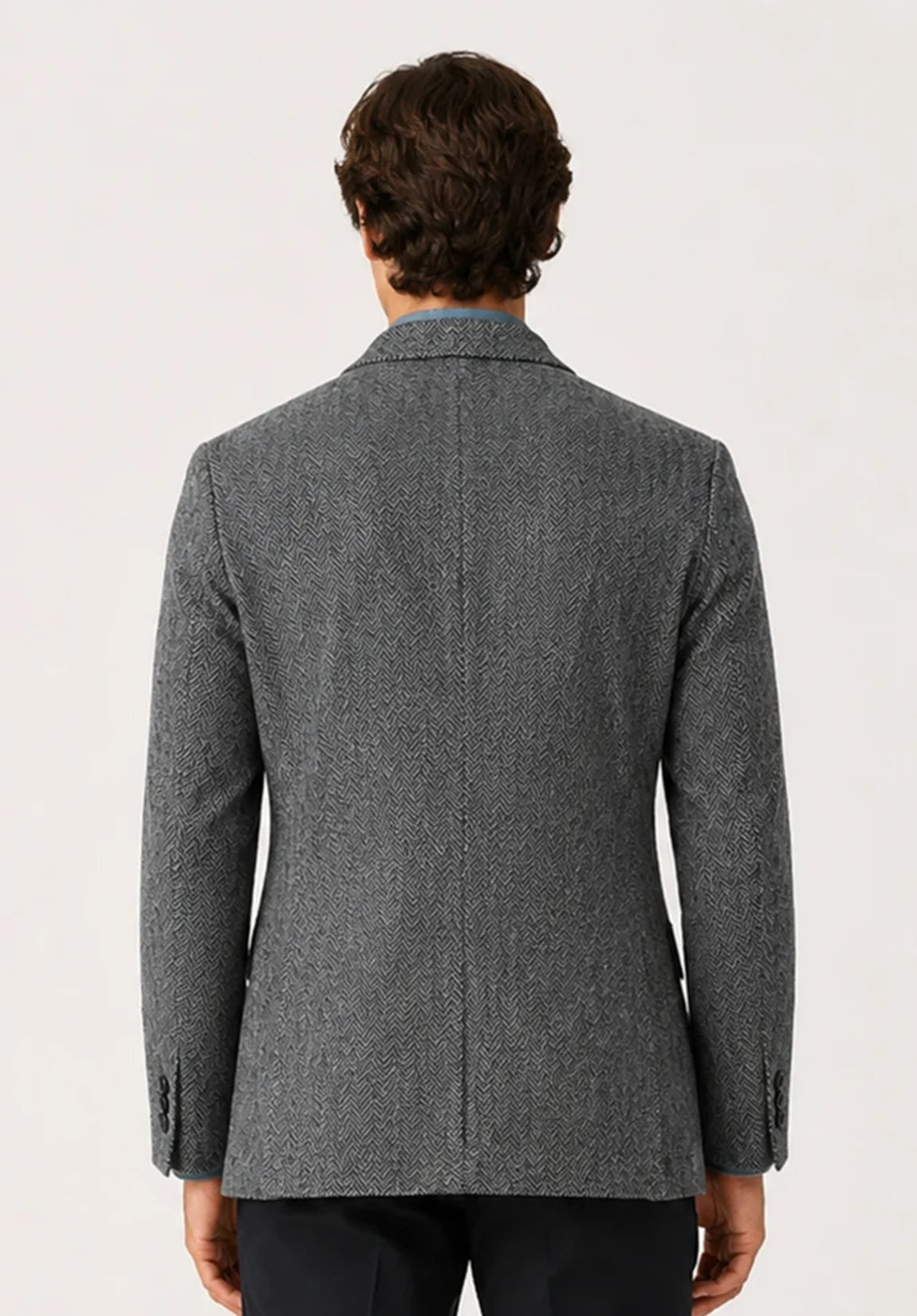 Men's herringbone jacket