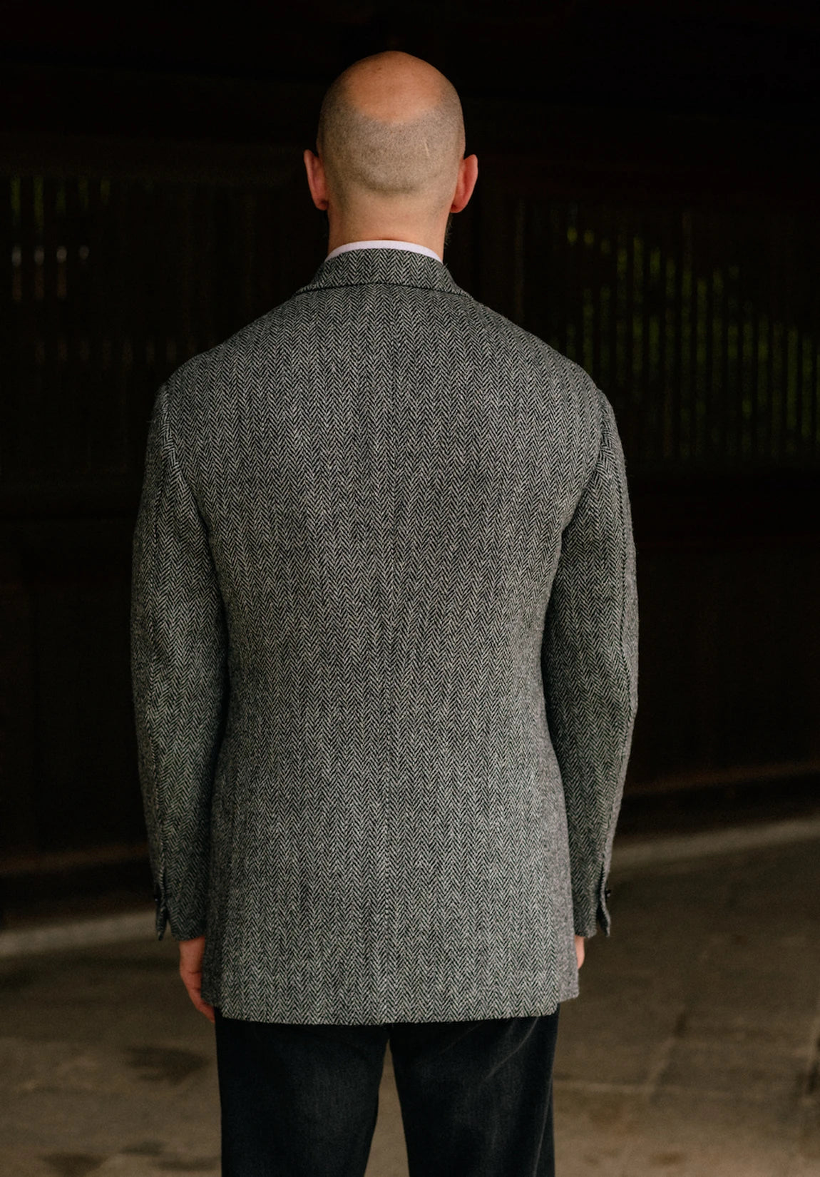 Men's herringbone jacket