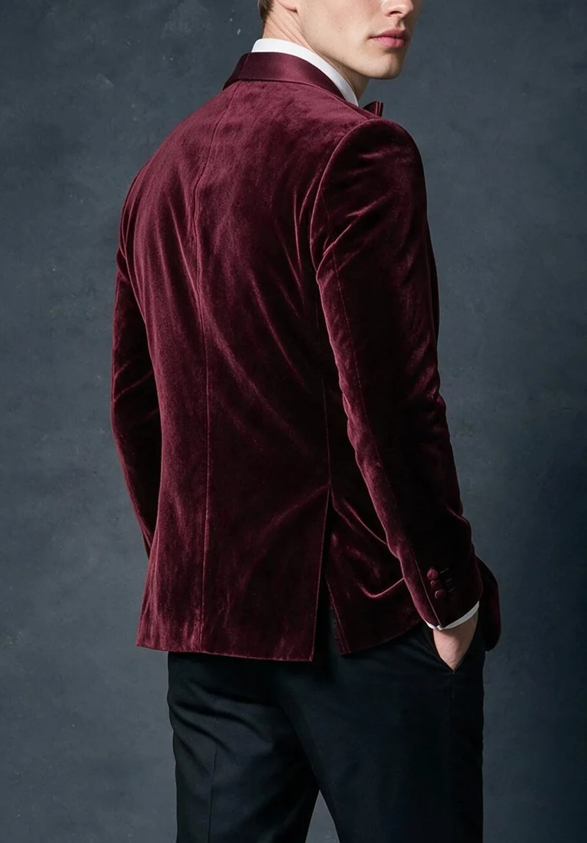 Men's velvet jacket
