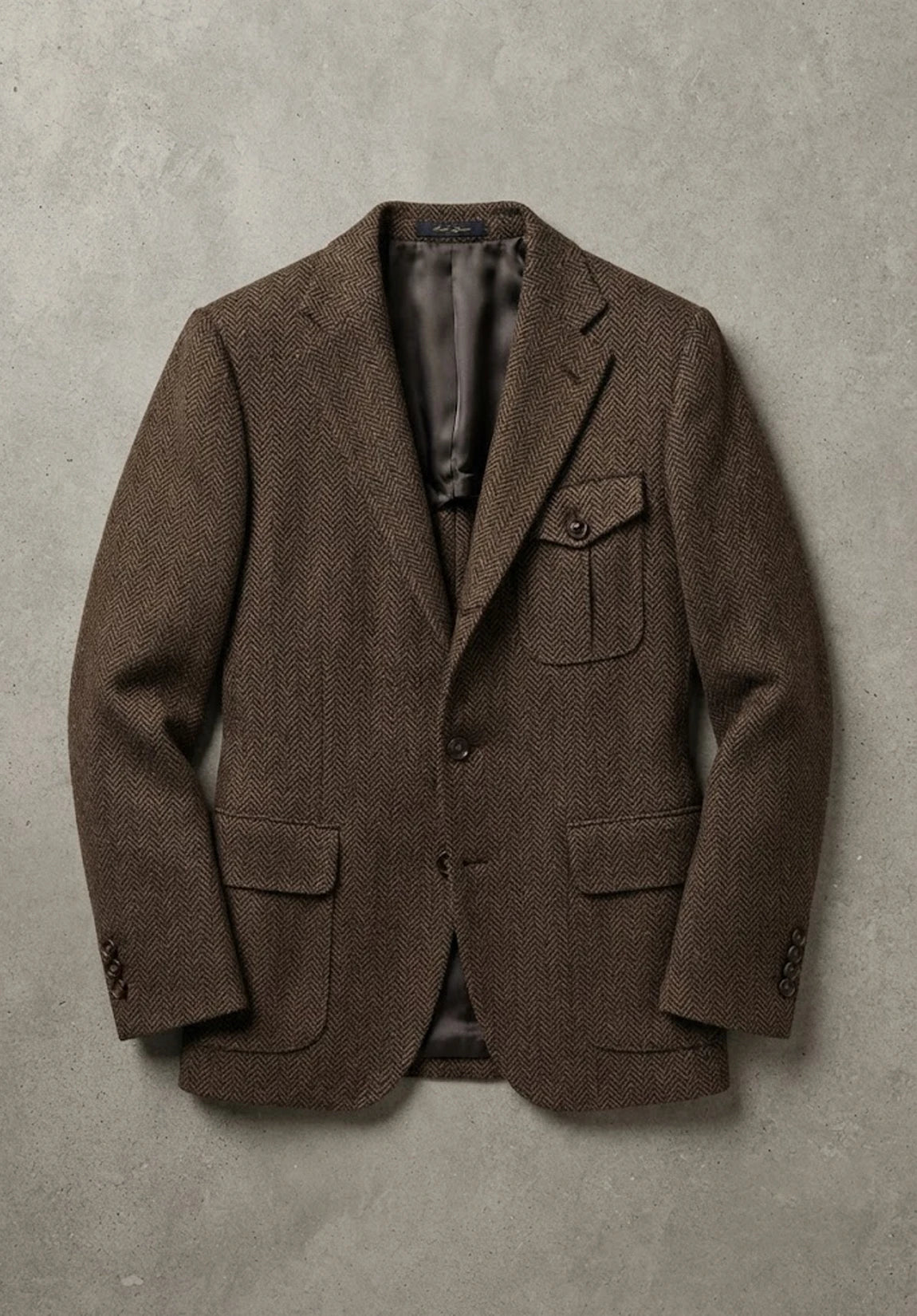 Men's herringbone jacket
