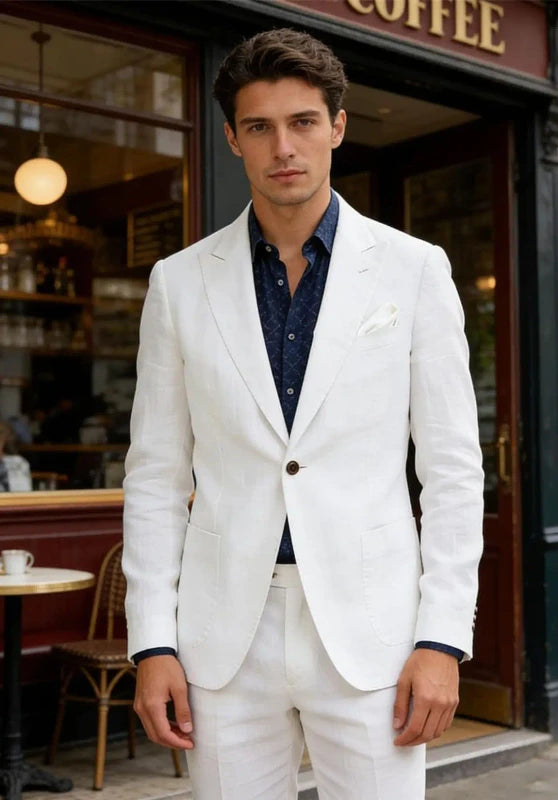 Men Linen Suit