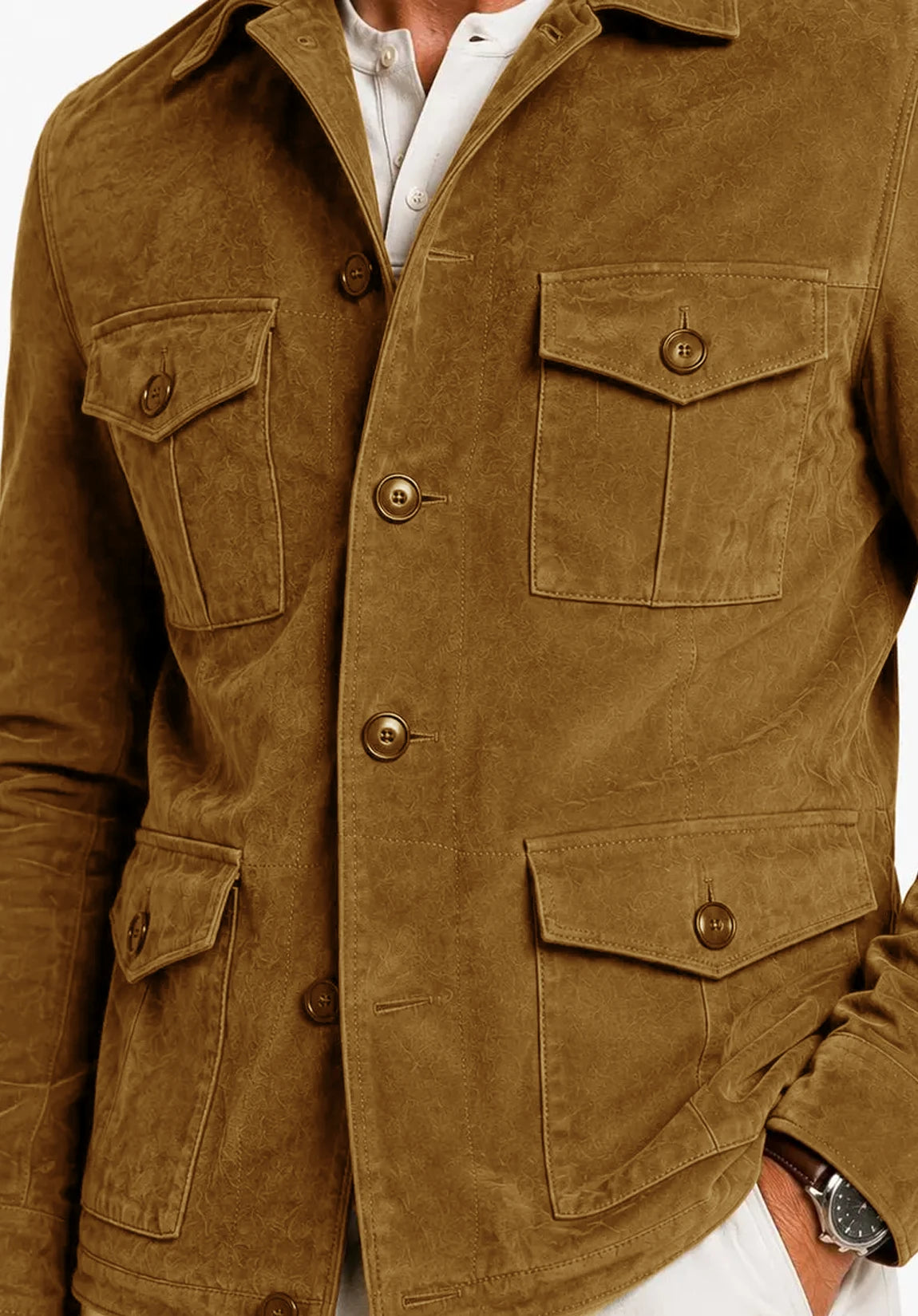 Men's suede jacket