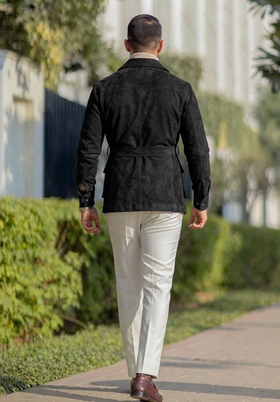 Men's suede jacket