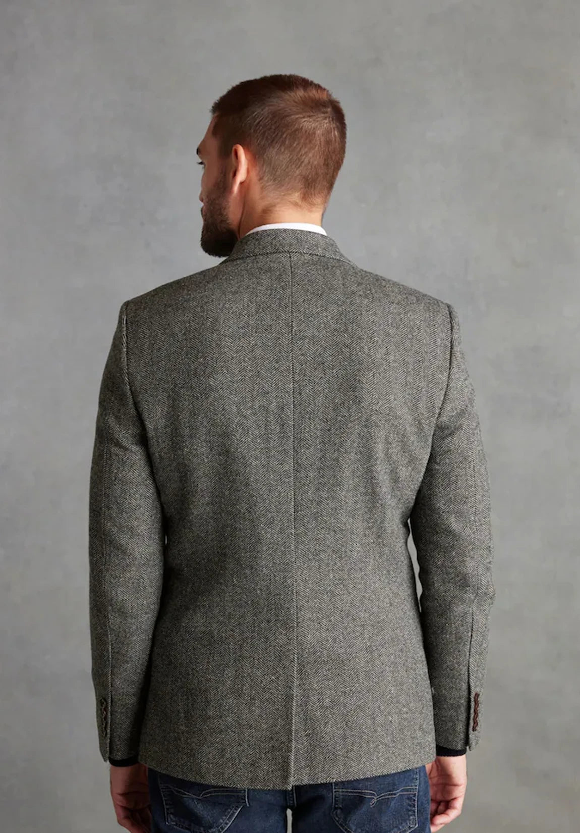 Men's herringbone jacket