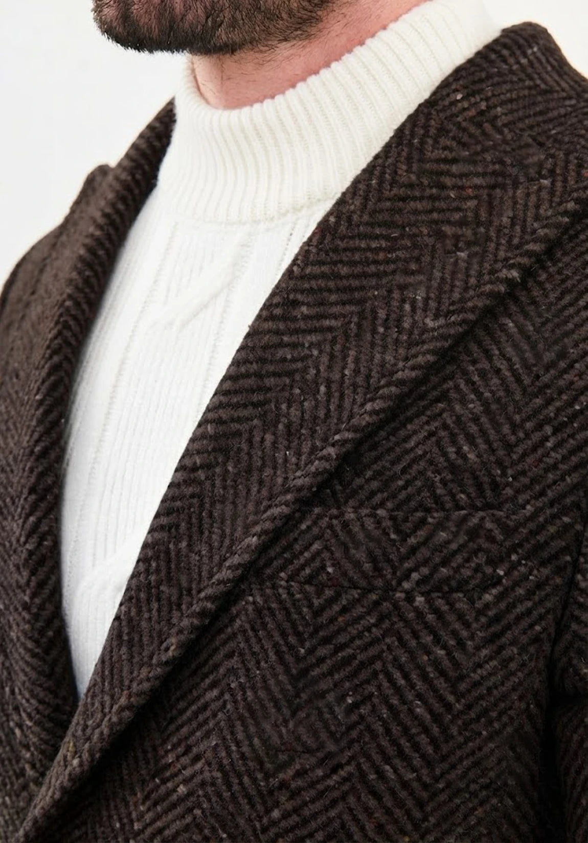 Men's herringbone jacket