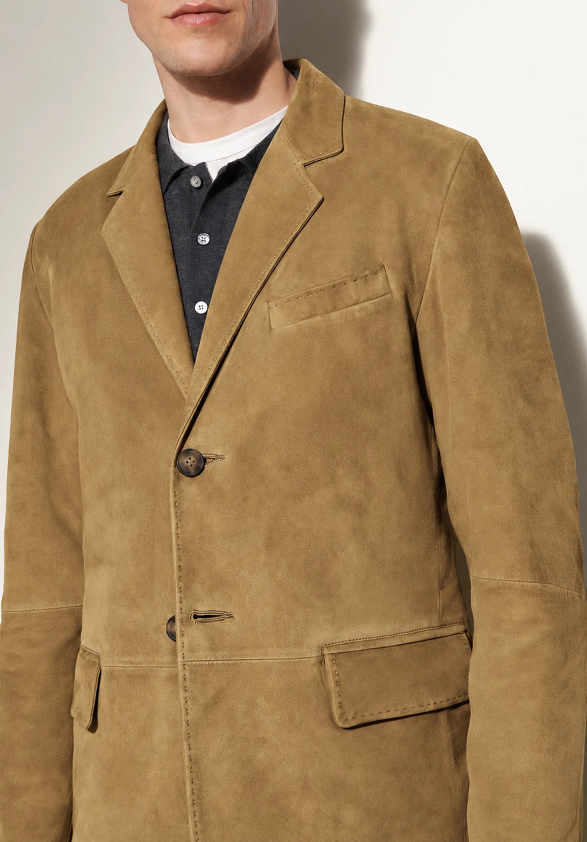 Men's suede jacket