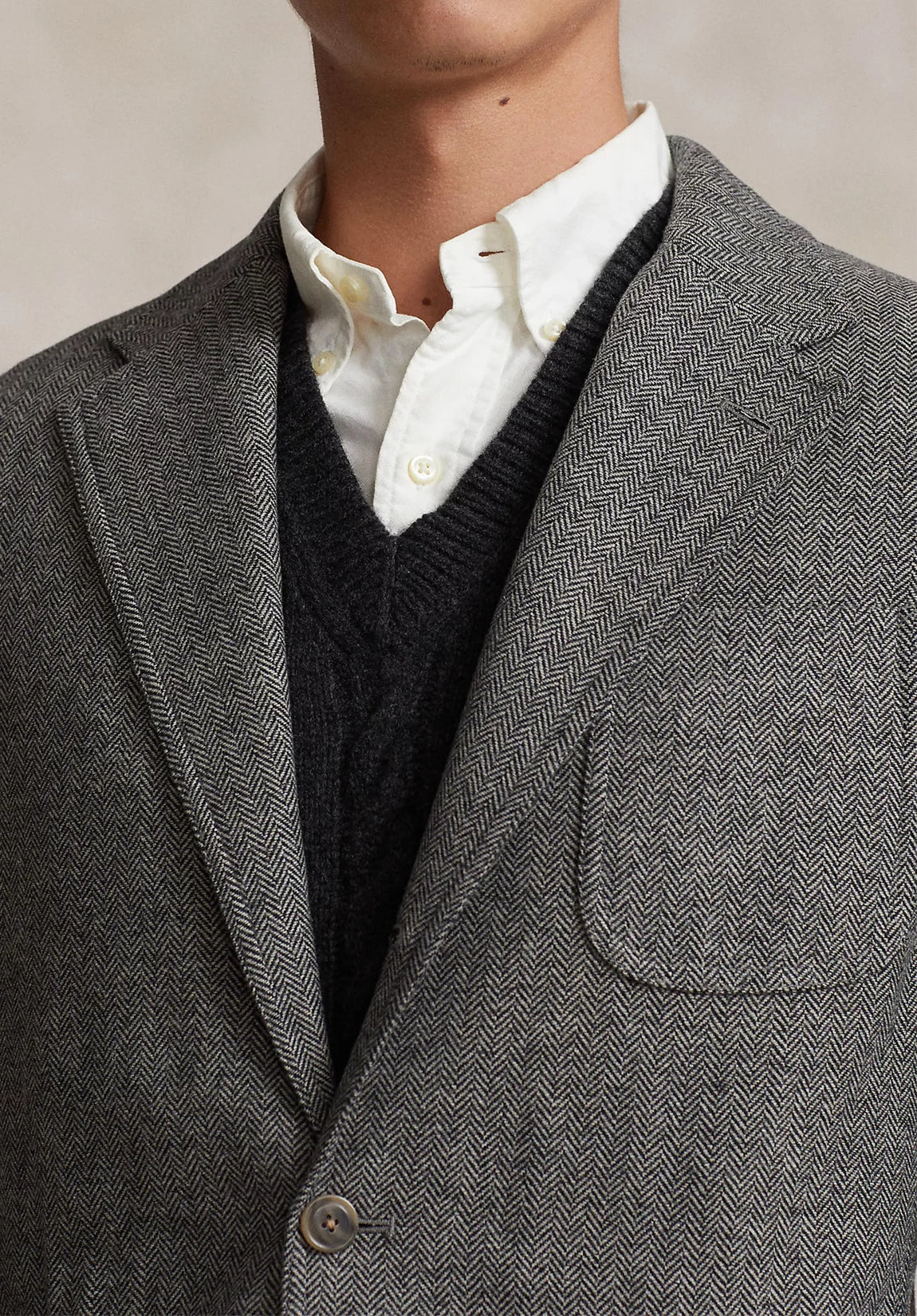 Men's herringbone jacket