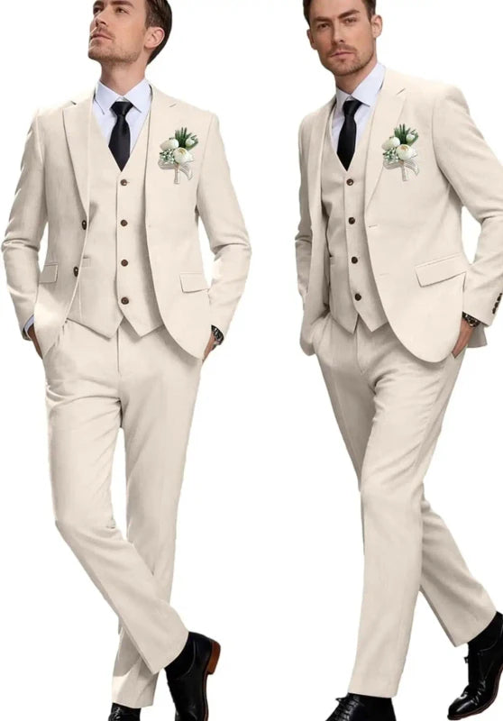 Men Linen Suit