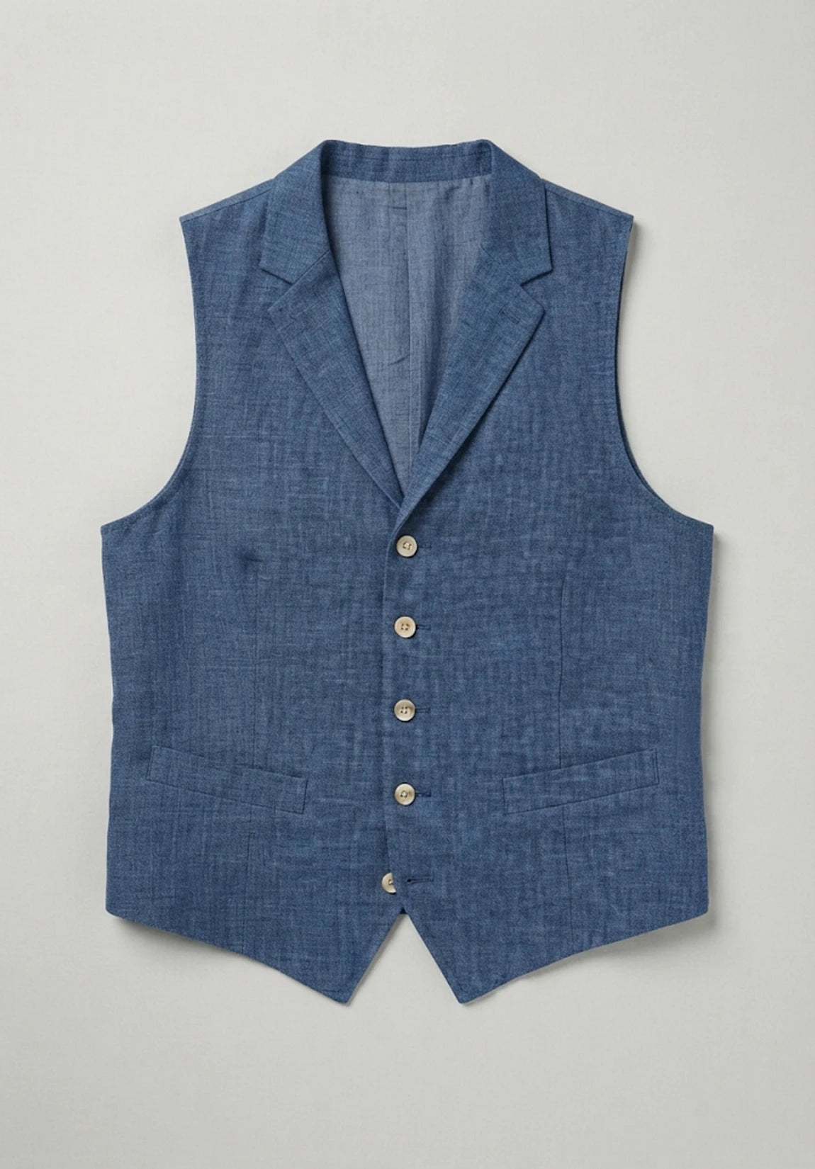Men's Linen Vest