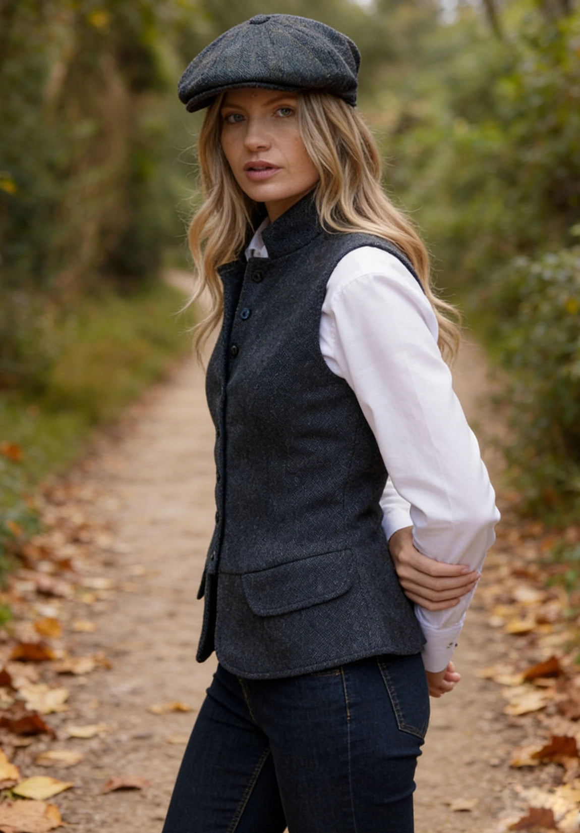 Women Tweeed Vest