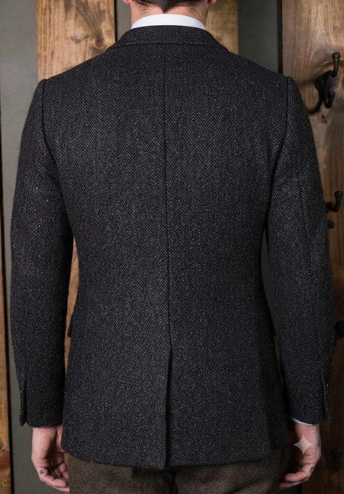 Men's herringbone jacket