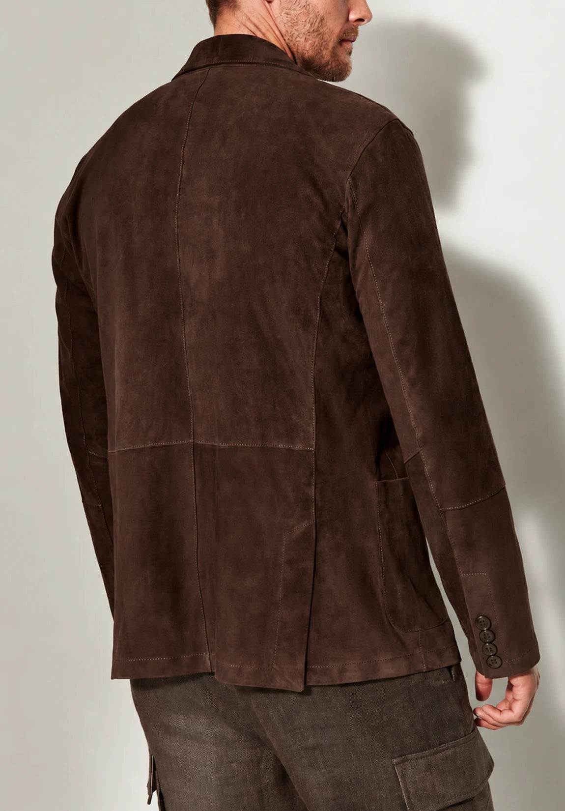 Men's suede jacket