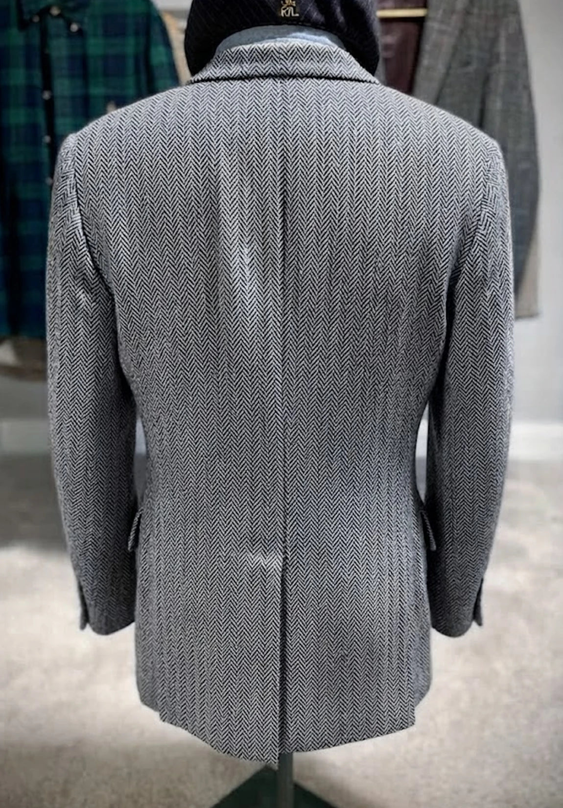Men's herringbone jacket