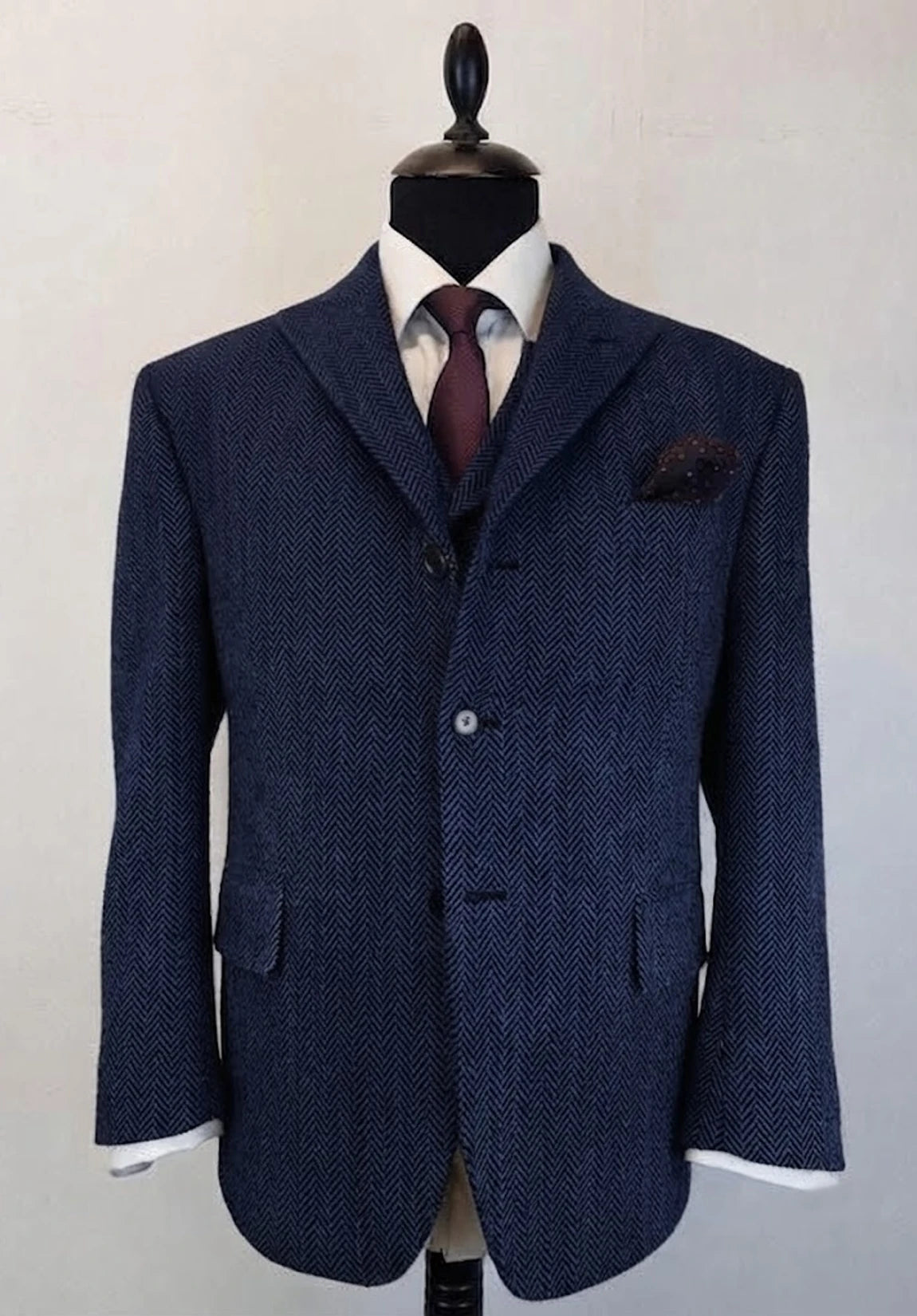 Men's herringbone jacket