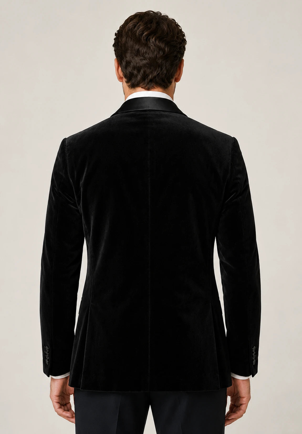 Men's velvet jacket
