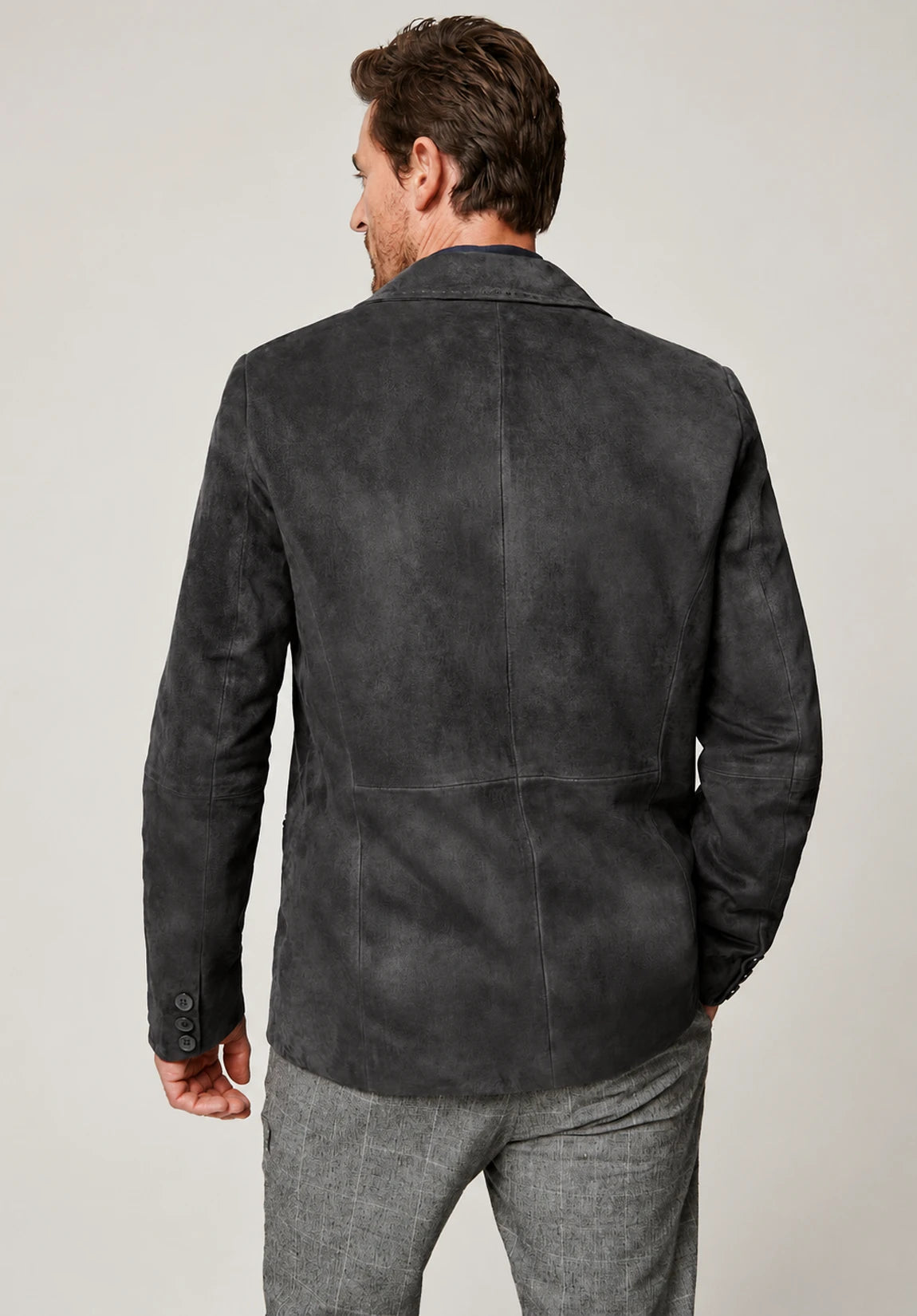 Men's suede jacket