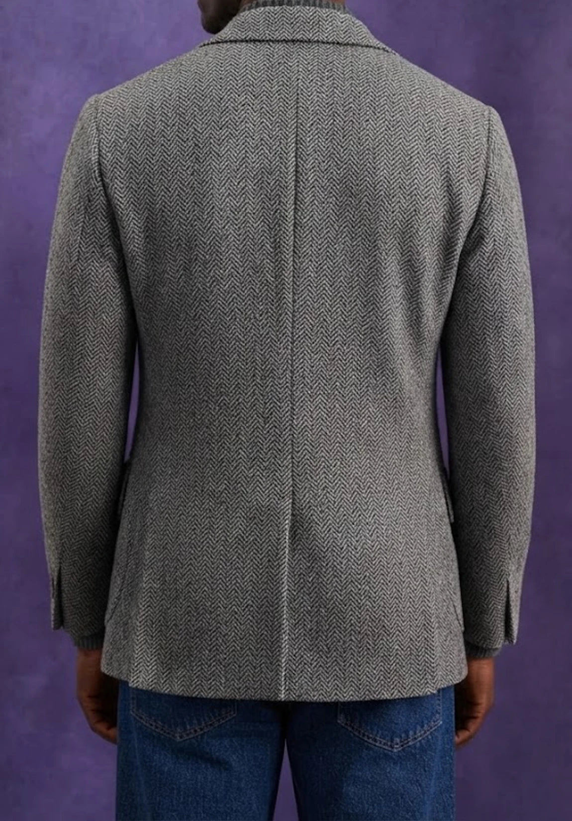 Men's herringbone jacket