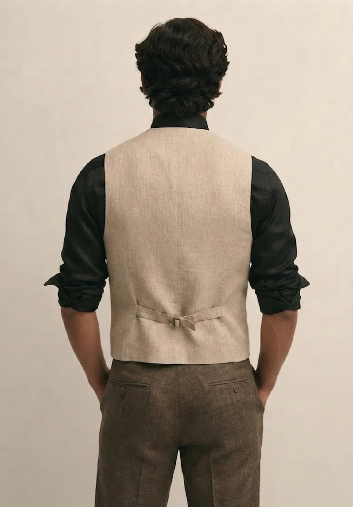 Men's Linen Vest