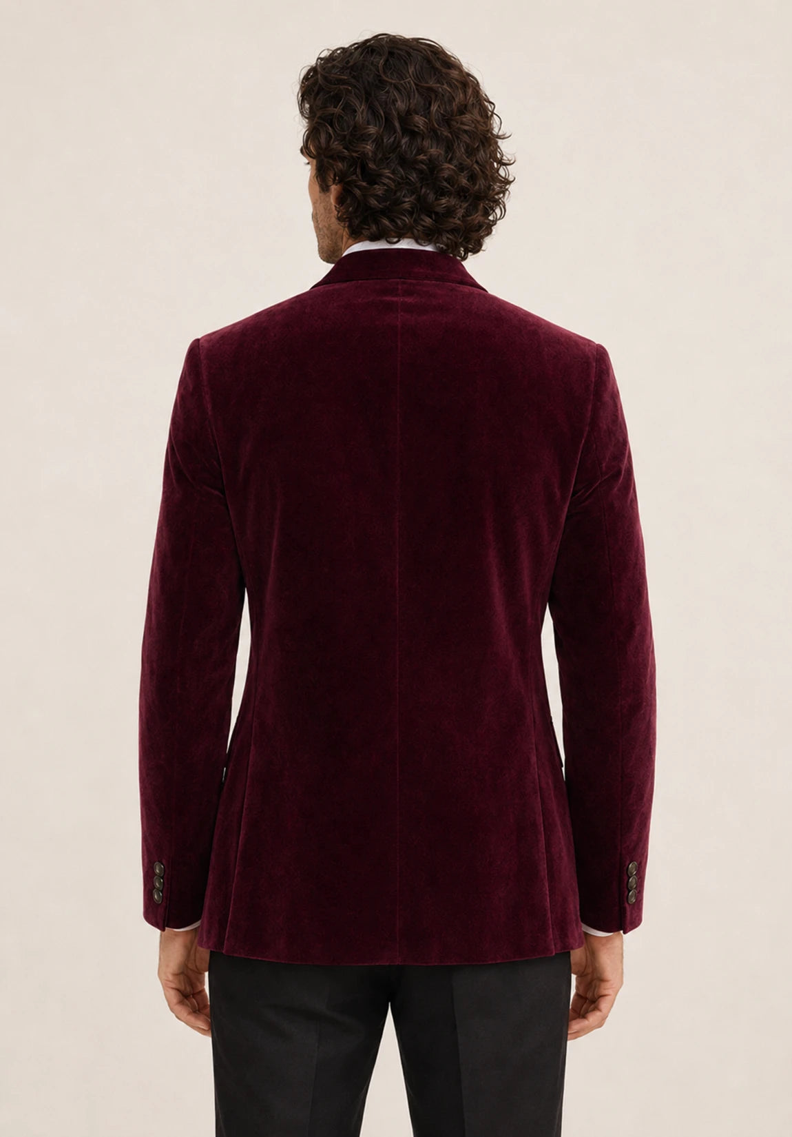 Men's velvet jacket