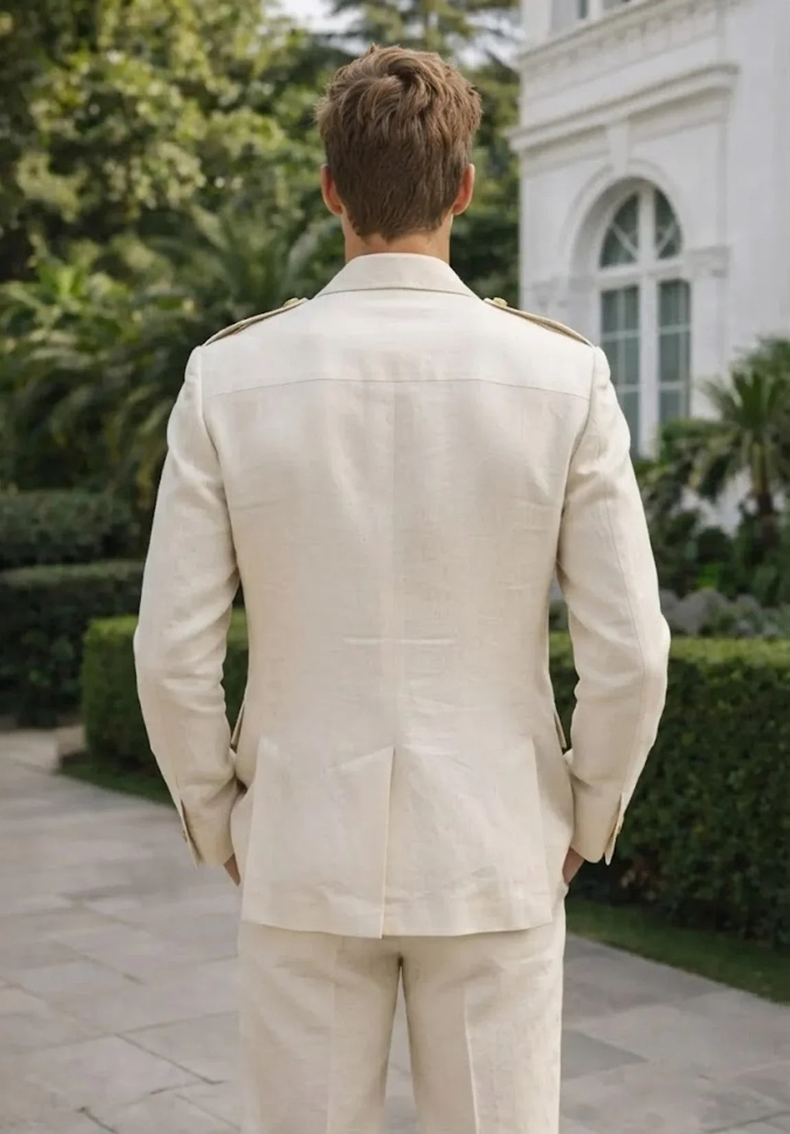 Men Linen Suit