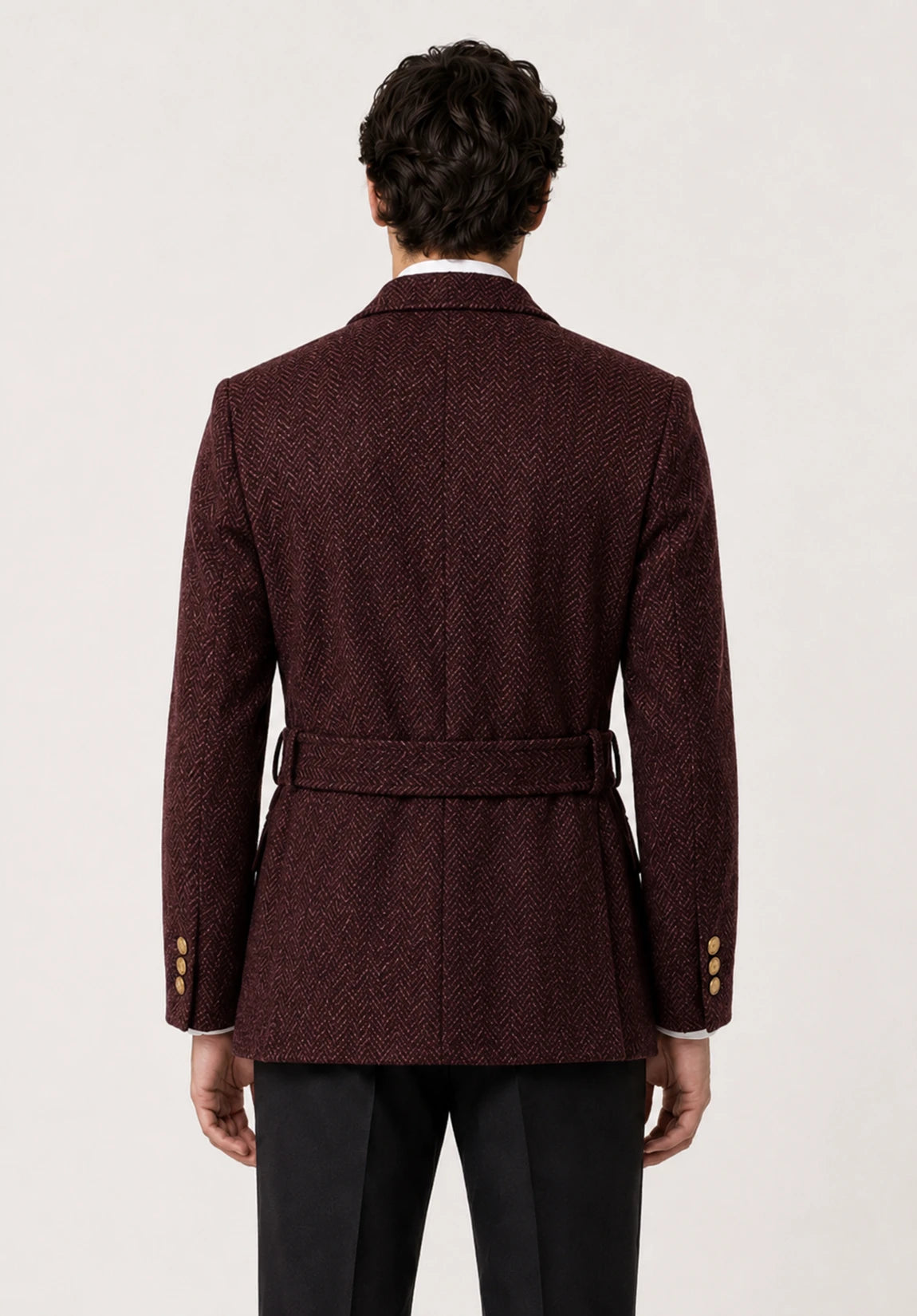 Men's herringbone jacket