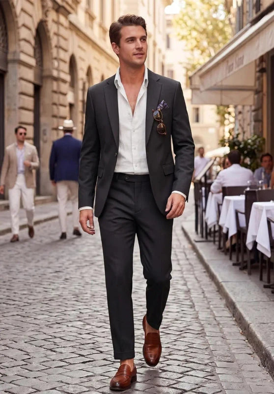 Men Linen Suit