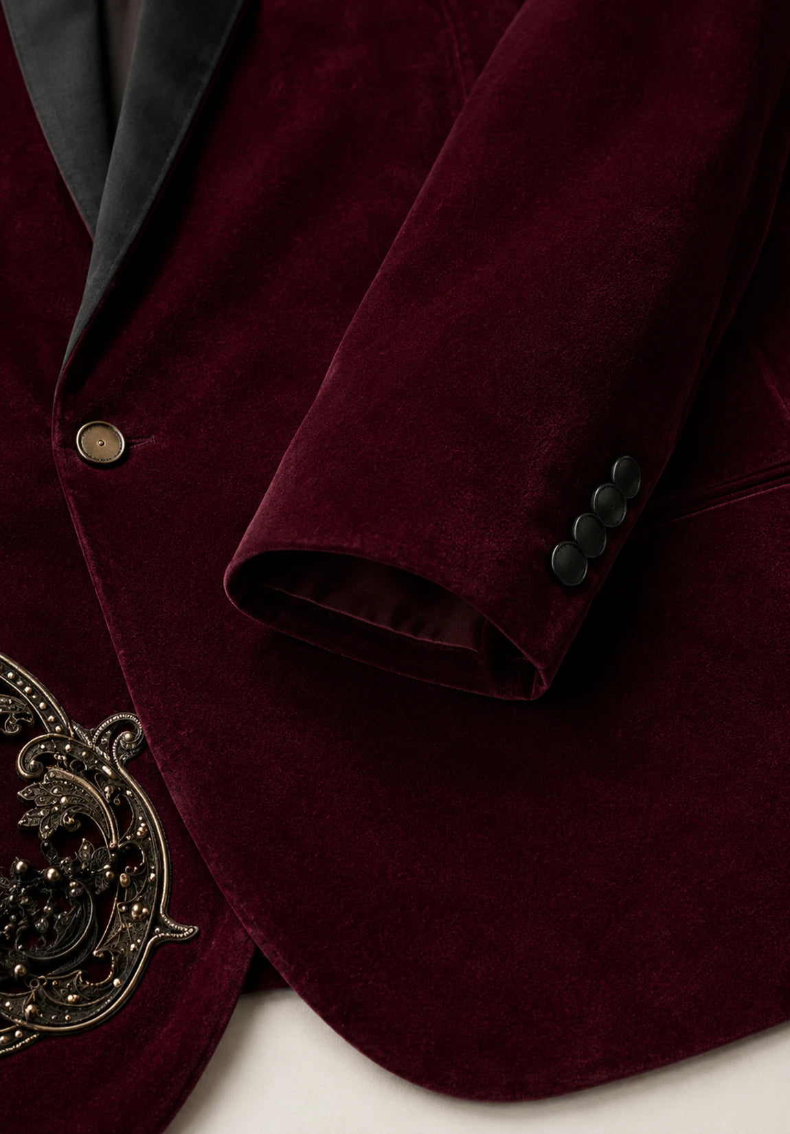 Men's velvet jacket