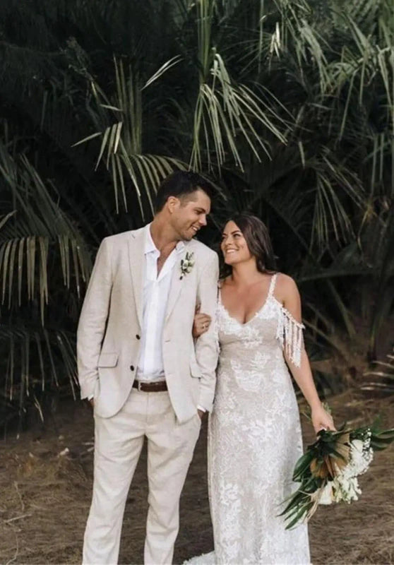 Men Linen Suit