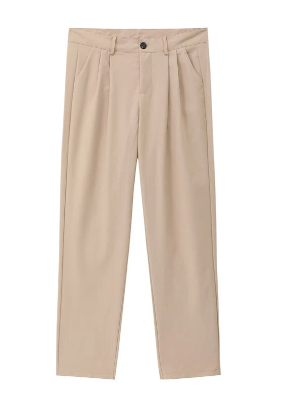 Men's Khaki Pants¡ê? Flat Lay Display