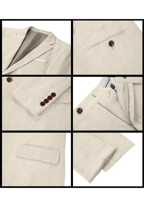 Men Linen Suit