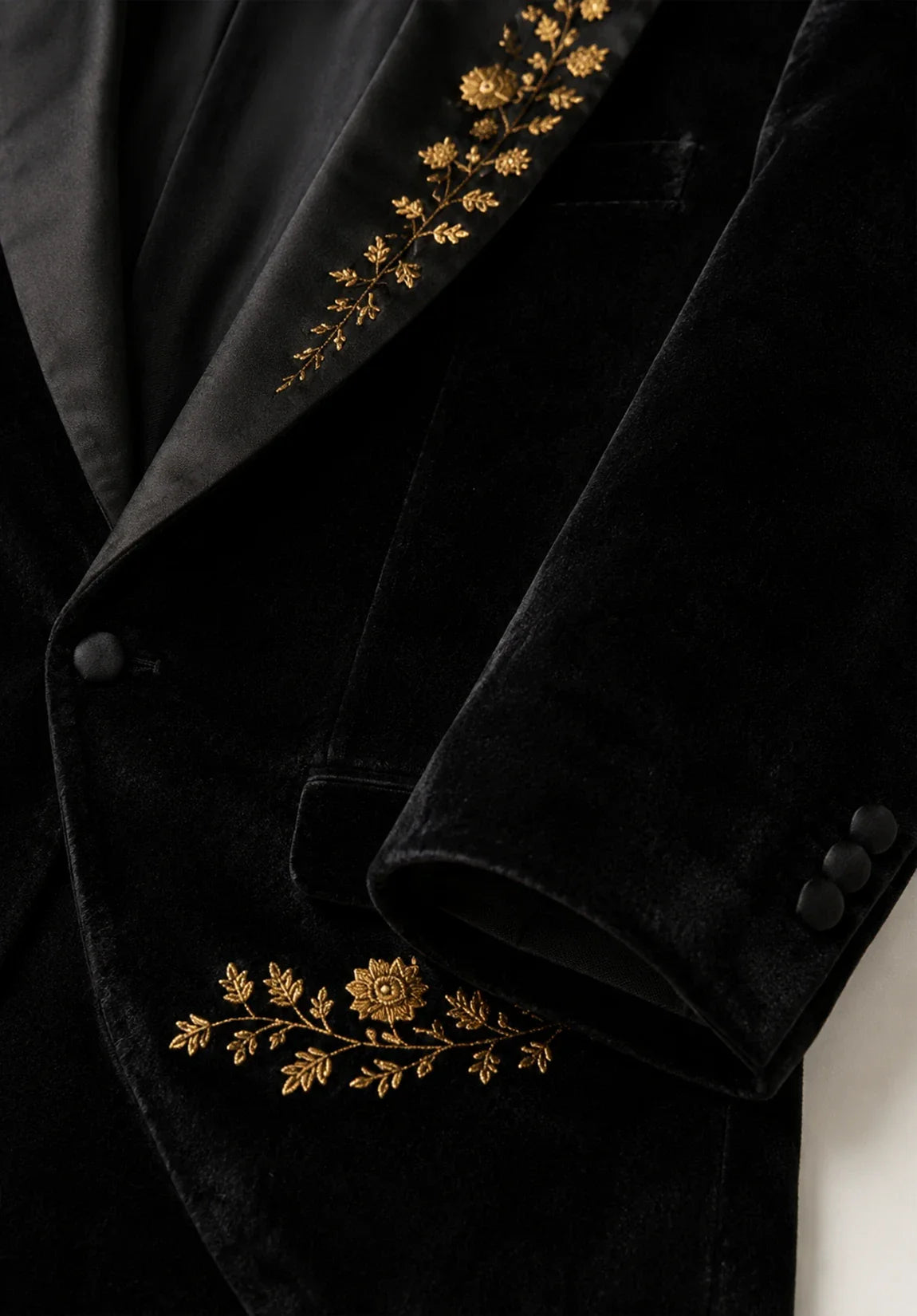 Men's velvet jacket