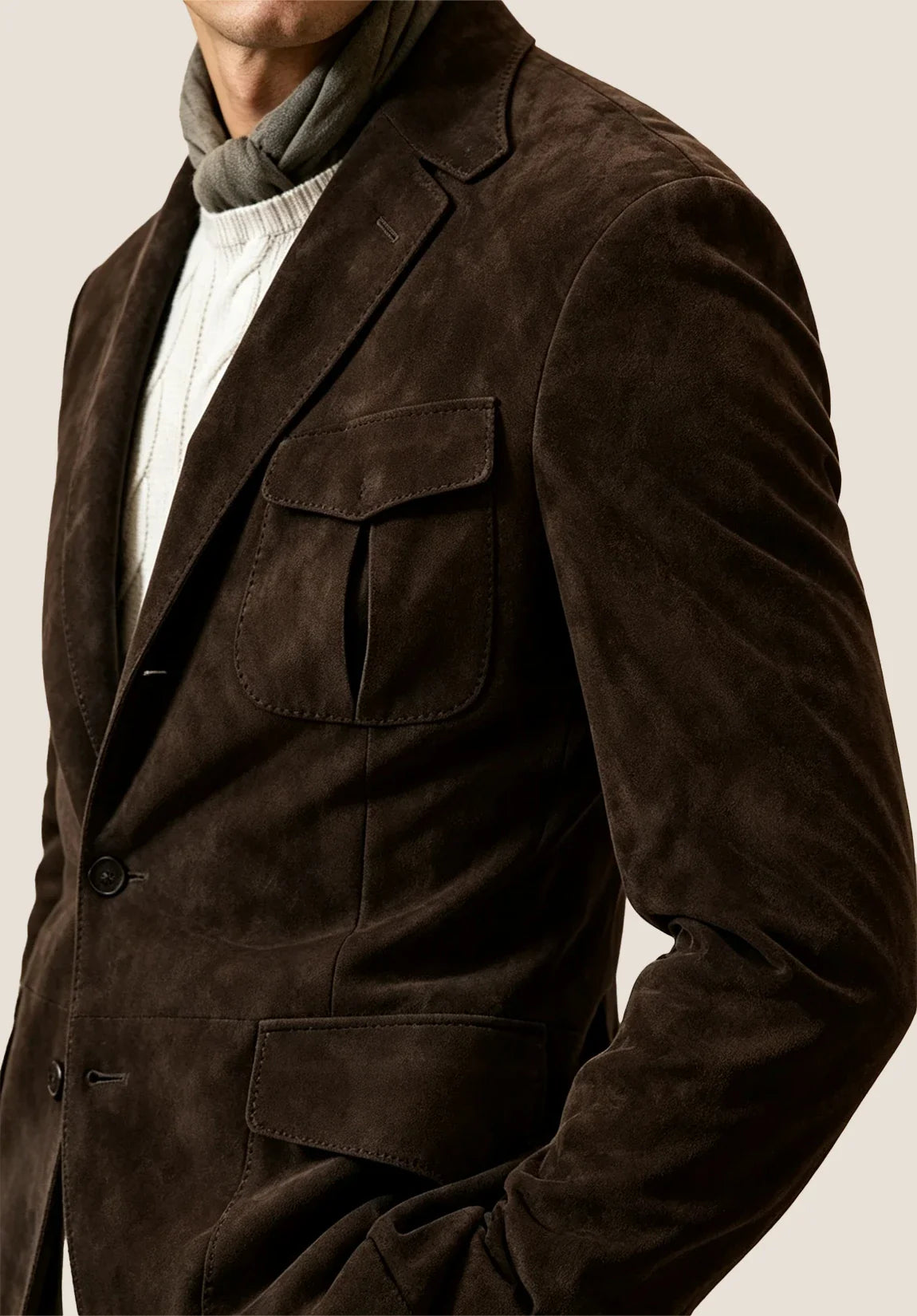 Men's suede jacket