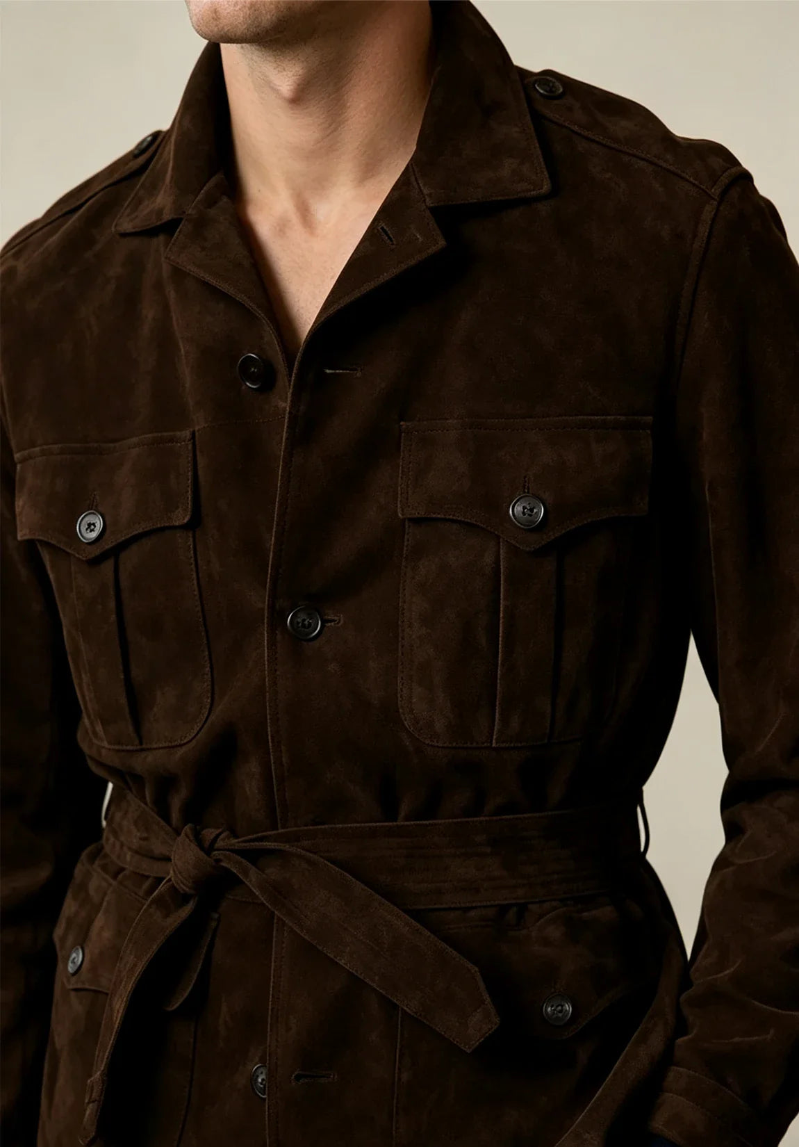 Men's suede jacket