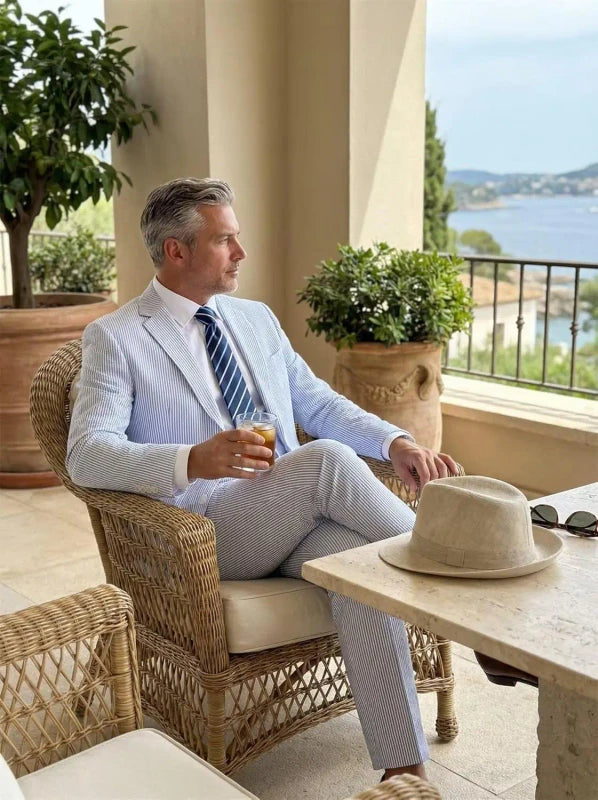 Men Linen Suit